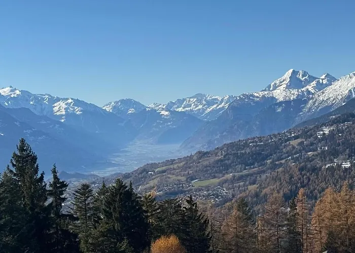 Appartement Robin Des Bois, Crans-montana, Luxueux Avec Vue Imprenable