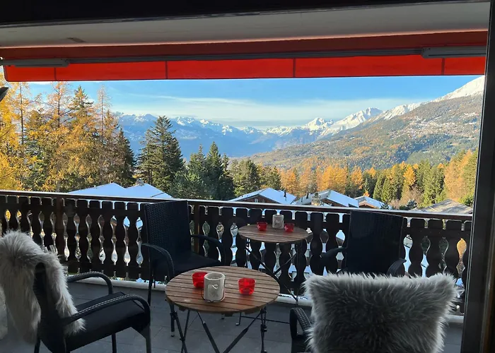 Robin Des Bois, Crans-montana, Luxueux Avec Vue Imprenable Appartement