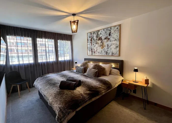 Appartement Robin Des Bois, Crans-montana, Luxueux Avec Vue Imprenable